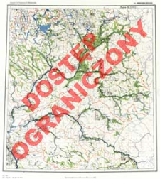 Przeglądowa mapa hydrograficzna Polski : 1:500 000. Ark. Warszawa Wsch&oacute;d