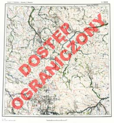 Przeglądowa mapa hydrograficzna Polski : 1:500 000. Ark. Krak&oacute;w