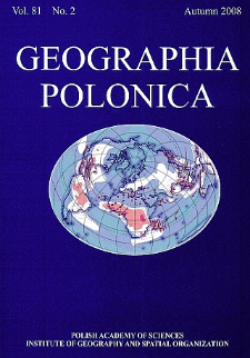 Geographia Polonica Vol. 81 No. 2 (2008)