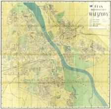 Plan stołecznego miasta Warszawy