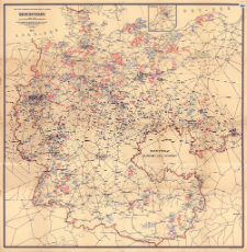 Personen-, Gep&auml;ck- und Expre&szlig;gutverkehr Deutsche Reichsbahn- Deutsche Privat = und Kleinbahnen : &Uuml;bersichtskarte : Ma&szlig;stab 1:750 000