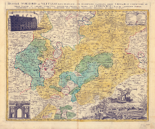 Hassiae Svperioris Et Wetterav. Partis Delineatio Cum Descriptione Castrorum Prope Giessam Et Conivnctionis Ad Vrbam Travnici Et Batianici Exercitvvm [...]