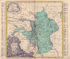 Pr&aelig;fectura Lipsiensis delineatione Geographica, ex observationib. accuratissimis