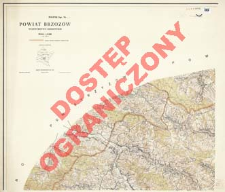 Powiat Brzoz&oacute;w : wojew&oacute;dztwo rzeszowskie : skala 1:25 000