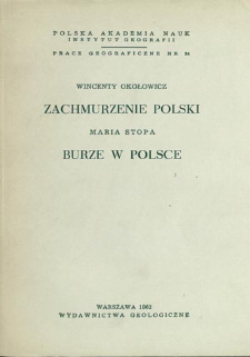 Zachmurzenie Polski = Cloudines in Poland = Oblačnost' na territorii Pol'ši