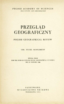 Przegląd Geograficzny T. 28 Supplement (1956)