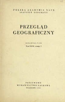 Przegląd Geograficzny T. 27 z. 2 (1955)
