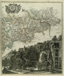 Neuer S&auml;chsischer Atlas enthaltend die sieben Kreise des Kuhrf&uuml;rstenthums Sachsen als I. den Kuhrkreis, II. den Meisnischen, III. den Leipziger, IV. den Th&uuml;ringischen, V. den Erzgeb&uuml;rgischen, VI den Voigtl&auml;ndischen und VII. den Neust&auml;dtischen, ingleichen I. die Marggrafschaft Ober- und Niederlausitz, II. die gef&uuml;rstete Grafschaft Henneberg, nebst allen angrenzenden Landen und den F&uuml;rstenth&uuml;emern und Herrschaften des F&uuml;rstlichen Hauses Sachsen
