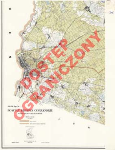 Powiat Krosno Odrzańskie : województwo zielonogórskie : skala 1:25 000