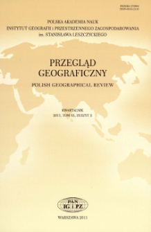 Przegląd Geograficzny T. 83 z. 2 (2011), Kronika