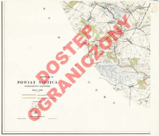 Powiat Nidzica : województwo olsztyńskie : skala 1:25 000