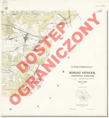 Powiat Otwock : województwo warszawskie : skala 1:25 000