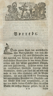 Versuch einer wirtschaftlichen Naturgeschichte von dem K&ouml;nigreich Ost- und Westpreussen. Bd. 2, Welcher das unterirdische Preussen, oder das Fossilienreich dieses Landes beschreibt