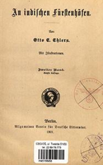 An indischen Fürstenhöfen. Bd. 2