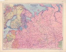 Russia in Europe : (north sheet) : scale 1:4,500,000 (72 Miles = 1 Inch)