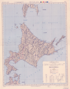 Japan road map 1:1,000,000. Sheet 1, Northern Japan