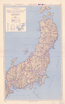 Japan road map 1:1,000,000. Sheet 2, Central Japan
