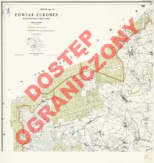 Powiat Żuromin : wojew&oacute;dztwo warszawskie : skala 1:25 000