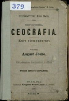 Metodyczna geografia : (kurs elementarny)