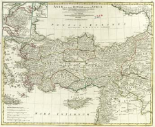 Asi&aelig;, Qu&aelig; Vulgo Minor Dicitur, Et Syri&aelig; Tabula Geographica, quantum per subsidia licuit elaborata, opere, si quod aliud in antiqu&acirc; geographia arduo ; Quam Tabulam Clariss. Dom. Comes De Caylus in &aelig;re incidi curavit