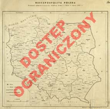 Rzeczpospolita Polska : podział administracyjny z dnia 1 lipca 1947 roku