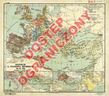 Prowincje b. Cesarstwa Rzymskiego po r. 476 : podziałka 1:14 500 000