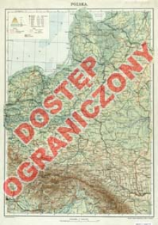 Polska : [mapa og&oacute;lnogeograficzna]