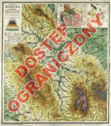Kotlina Kłodzka i G&oacute;ry Przyległe : mapa fizyczna z uwzględnieniem komunikacji i szlak&oacute;w turystycznych : podziałka 1:100 000