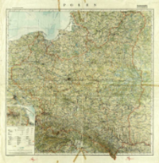 Polen : [mapa og&oacute;lnogeograficzna]