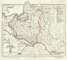 Polska : mapa administracyjna : 1920