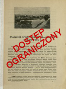 Znaczenie Spisza i Orawy dla zdrowia narodowego