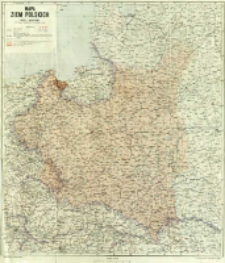 Mapa ziem polskich