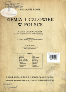 Ziemia i człowiek w Polsce : atlas geograficzny dla VII klasy szkoły powszechnej