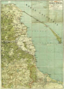 Mapa Polskiego wybrzeża