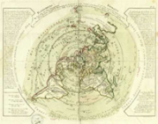 Planisphere Physique o&ugrave; l'on voit du Pole Septentrional [...]