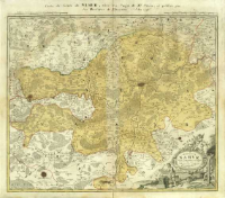 Comitatus Namvr Tabula Geographica ex mappis Frixianis = Carte du Comt&eacute; de Namvr, tir&eacute;e des cartes de Mr Friexe