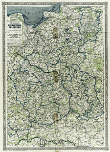 Mapa Królestwa Polskiego z oznaczeniem lasów na podstawie najnowszych źródeł opracowana i wydana przez J. M. Bazewicza