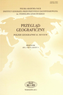 Przegląd Geograficzny T. 83 z. 4 (2011), Recenzje