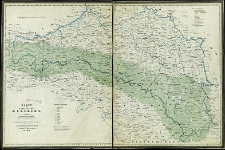Karte des K&ouml;nigreiches Galizien
