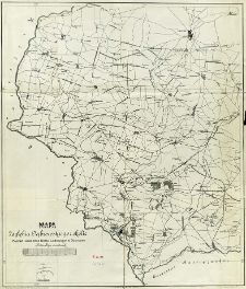 Mapa Zagłębia Dąbrowskiego i okolic