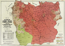Rozsiedlenie ludności Polskiej w Księstwie Cieszyńskim = La reportition de la population Polonaise dans la principaut&eacute; de Cieszyn = The Polish population in the province of Teschen