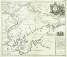 Charte der Kriegs-Operationen am Donn und Dnieper Ihro Russisch Kayserl. Maiestaet Glorieusen Armeen A. 1736. gestochen bey der Kayserl. Acad. der Wissensch. in S. Petersburg