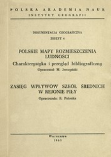 Polskie mapy rozmieszczenia ludności : charakterystyka i przegląd bibliograficzny