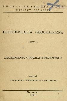 Zagadnienia geografii przemysłu