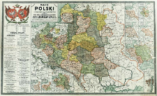 Mapa Polski z podziałem na wojew&oacute;dztwa z 1770 r. oraz kilku ważniejszych okres&oacute;w