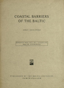 Coastal barriers of the Baltic