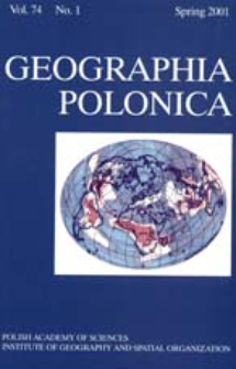 Geographia Polonica Vol. 74 No. 1 (2001)