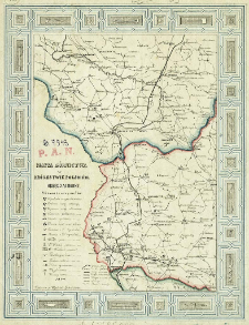 Mapa górnictwa w Królestwie Polskim : Okręg Zachodni