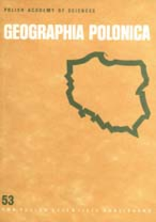 Geographia Polonica 53 (1988)