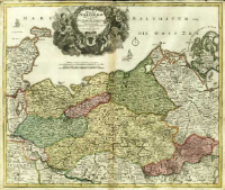 Ducatus Meklenburgici Tabula Generalis continens Duc[atus] Vandali&aelig; et Meklenburg Comitatum et Episcopatum Swerinensem Rostochiense et Stargardiense Dominium